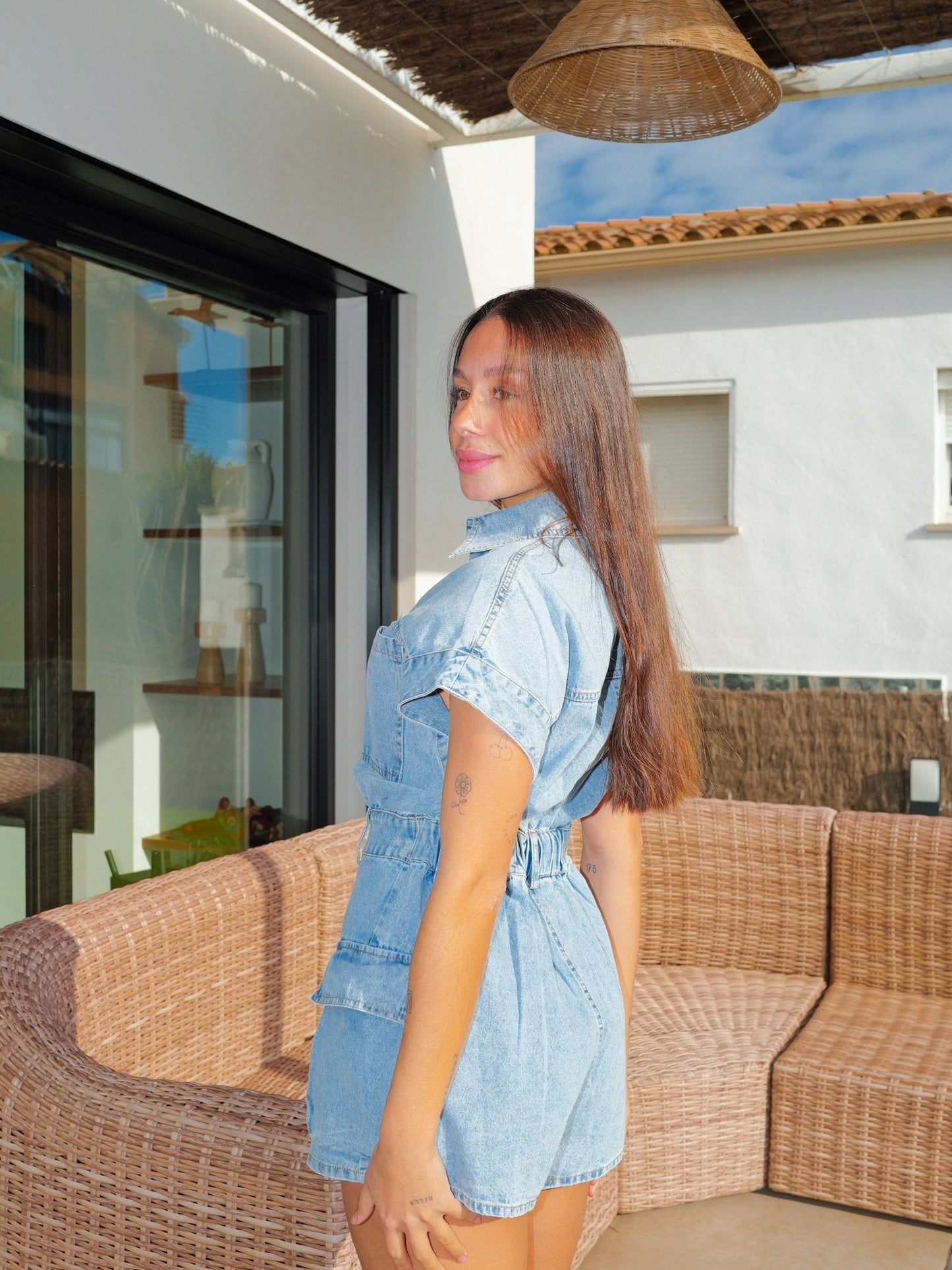 DEMIN BREEZE ROMPER