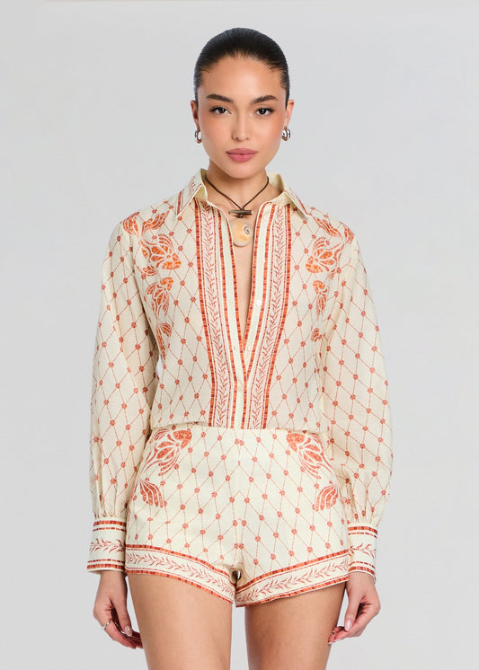 FLORAL ELEGANCE BLOUSE
